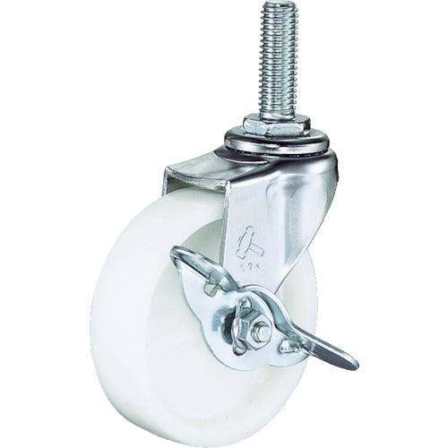 ลูกล้อไน HAMMER CASTER หมุนแบบขันเกลียว 65 มม. พร้อมสต๊อปเปอร์