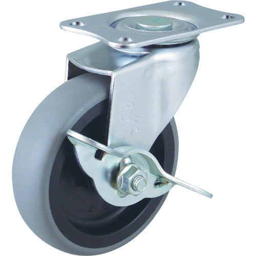 Bánh xe đàn hồi loại xoay HAMMER CASTER E (bánh xe PP) 50mm có nút chặn