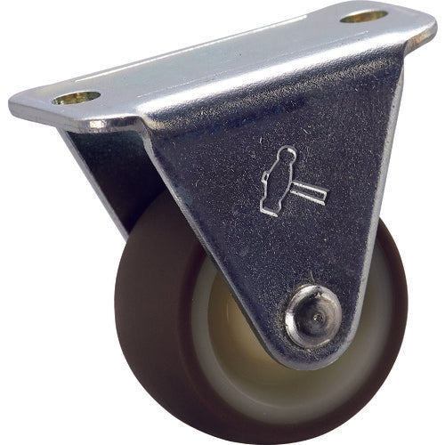 ハンマー　固定式ウレタン車輪（ナイロンホイール）２５ｍｍ