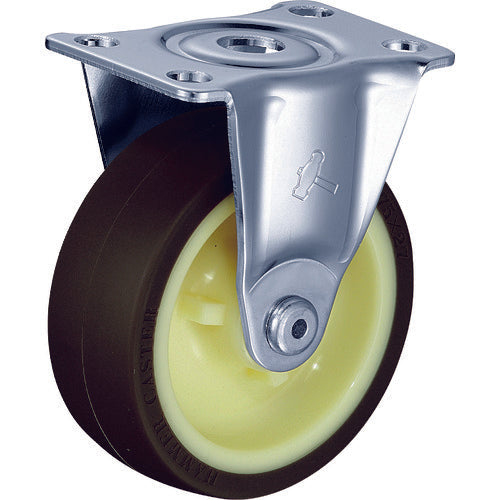ハンマー　固定式ウレタン車輪（ナイロンホイール）７５ｍｍ