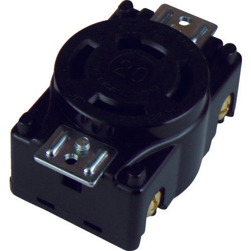 AMERICAN DENKI Hook Type Panel Outlet Grounding 3P20A250V