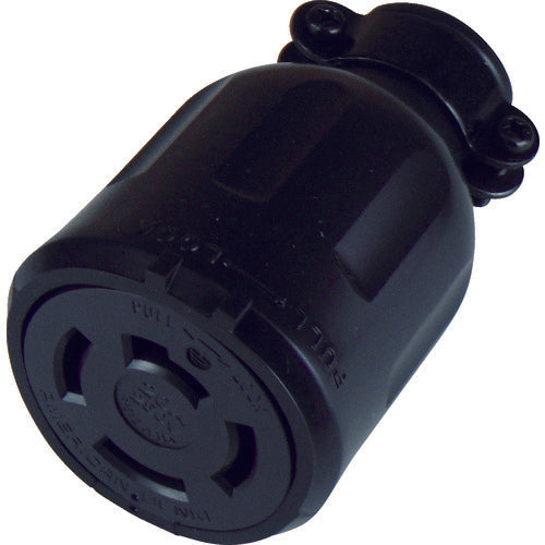 AMERICAN DENKI hook type rubber connector body grounding 3P20A250V