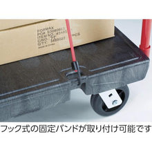 โหลดรูปภาพลงในโปรแกรมดูแกลเลอรี รถบรรทุกยกพื้นสำหรับงานหนัก Rubbermaid 610 x 1219 x H 320 สีดำ

