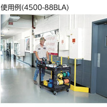 将图像导入到图库查看器中Rubbermaid平板货架实用手推车黑色
