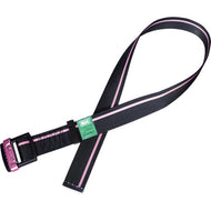 KH aluminum buckle waist belt 1200mm black/pink
