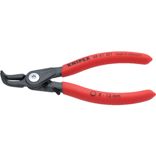 KNIPEX 8-13mm hole snap ring pliers curved
