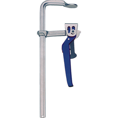 BONDHUS ratchet type L-type lever clamp maximum open 300mm x Futokoro 140mm