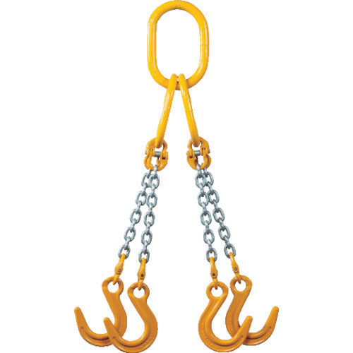 ELEPHANT chain sling 100 (eye type) load 6.4t wire diameter 10.0mmL1.5m