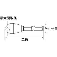 画像をギャラリービューアに読み込む, スターエム　ステンレス用面取カッター　２－５
