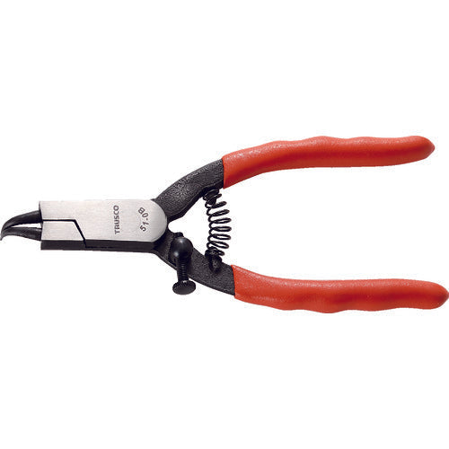 TRUSCO snap ring pliers for shaft Φ0.8 curved claw 51 type