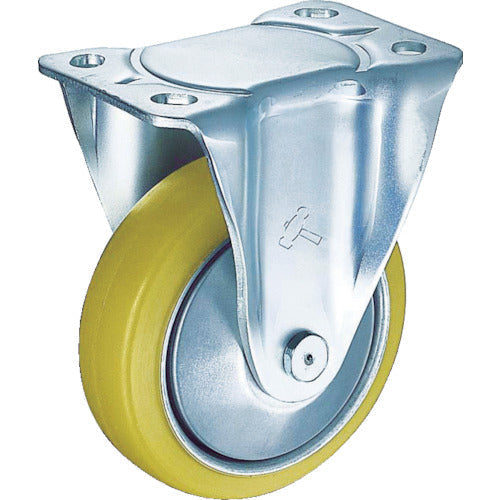 ハンマー　固定式ウレタン車輪（スチールホイール・ローラーベアリング）１５０ｍｍ