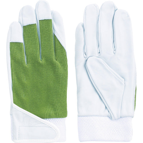 FUJI GLOVE Domestic Cow Genuine Leather Gloves J-401 S Olive