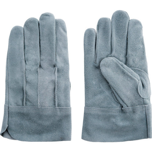 FUJI GLOVE Cowhide Split Leather Gloves Oil 661 Oil Inner Back Stitch
