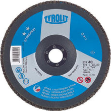 โหลดรูปภาพลงในโปรแกรมดูแกลเลอรี ＴＹＲＯＬＩＴ　フラップディスク　スタンダードタイプ　１２５ｍｍ　＃８０
