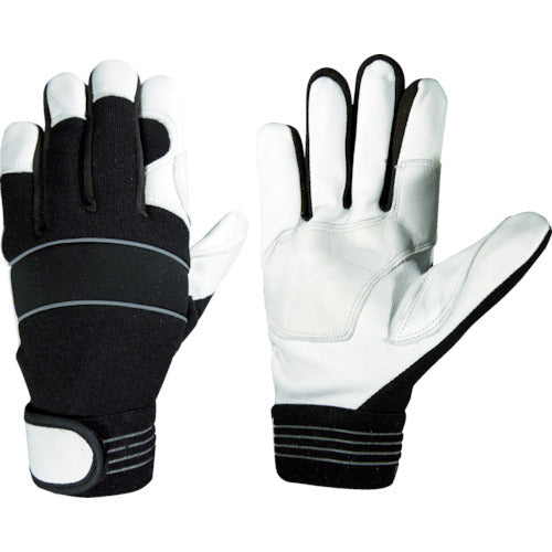 FUJI GLOVE Sheep Leather Gloves RM-701 Ram Mechanic L