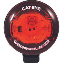 โหลดรูปภาพลงในโปรแกรมดูแกลเลอรี CATEYE Safety Light Wearable Mini SV สีแดง 33 x 39
