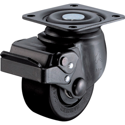 ハンマー　低床重荷重用旋回式ナイロン車輪（ボールベアリング）６５ｍｍ　ＳＰ付