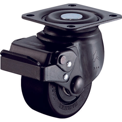ハンマー　低床重荷重用旋回式ナイロン車輪（ボールベアリング）７５ｍｍ　ＳＰ付