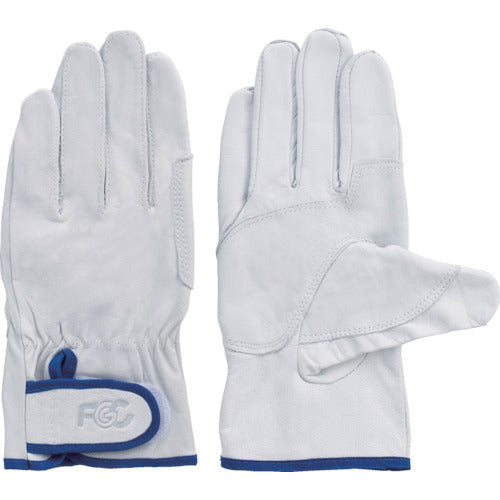 FUJI GLOVE Cow Genuine Leather Gloves F-804 White L