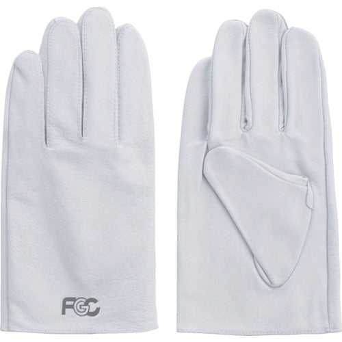 FUJI GLOVE Pig Genuine Leather Gloves Pig Crest F-808 White L