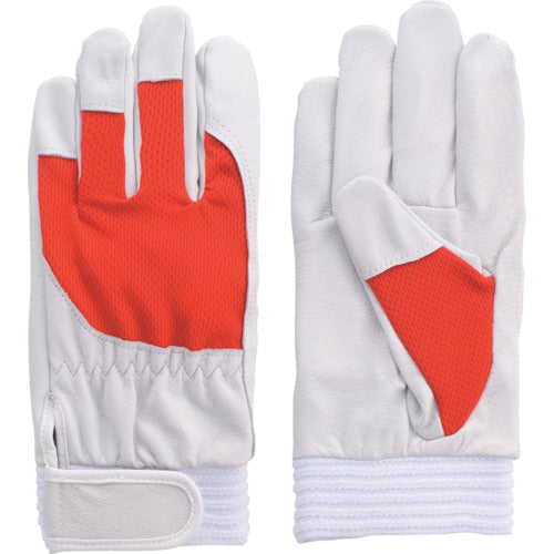 FUJI GLOVE Pig Genuine Leather Gloves F-505 Athlete Red LL