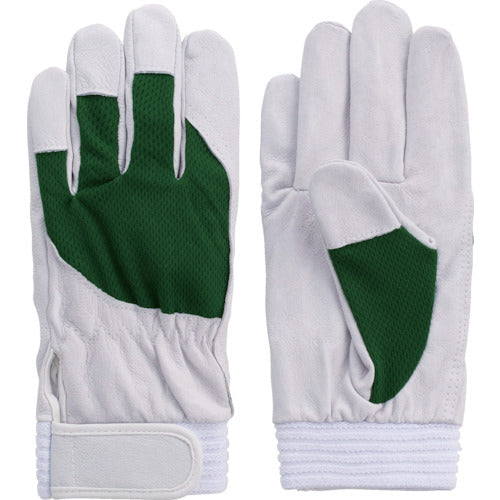 FUJI GLOVE Pig Genuine Leather Gloves F-505 Athlete Green S