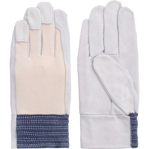 FUJI GLOVE Pigskin Crest Instep Knitted EX-236 L