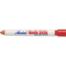 โหลดรูปภาพลงในโปรแกรมดูแกลเลอรี ปากกามาร์คเกอร์ LACO Markal "Quick Stick" สีแดง
