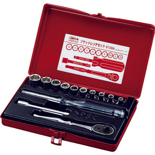 ชุดประแจบ๊อกซ์กุ้ง 6.35 มม. หกเหลี่ยม