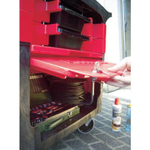 将图像导入到图库查看器中Rubbermaid Trade Cart 带钥匙/带盒子和瓶子 黑色
