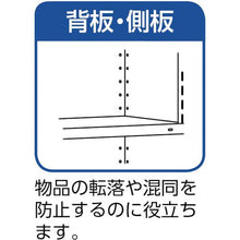画像をギャラリービューアに読み込む, ＴＲＵＳＣＯ　軽量棚扉付　８７５Ｘ３００Ｘ１８００樹脂引出透明小Ｘ６６　ネオグレー
