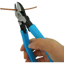 Load image into gallery viewer, FUJIYA high power nippers elastomer resin grip with crimping function 175mm
