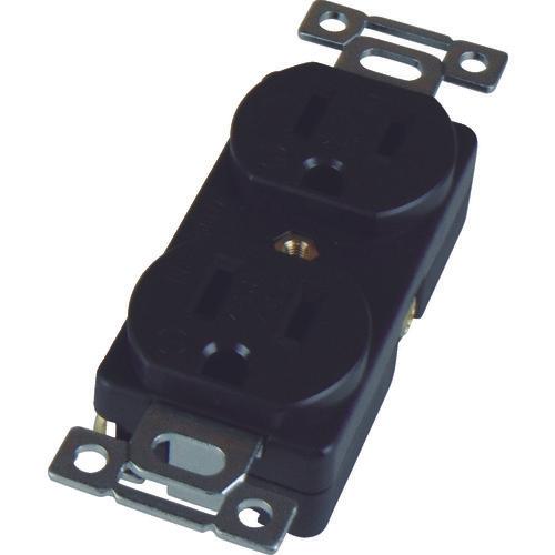 AMERICAN DENKI flat-blade double embedded outlet grounded 2P15A125V