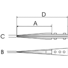 Load image into gallery viewer, idealtek ESD ceramic tweezers tip replacement type straight 135mm
