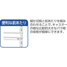 画像をギャラリービューアに読み込む, ＴＲＵＳＣＯ　軽量棚　縦仕切前当付　８７５Ｘ４５０Ｘ２１００　３列６段　ネオグレー
