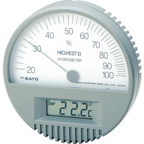 Sato hygrometer Highest 2 type hygrometer (with thermometer)