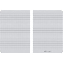 โหลดรูปภาพลงในโปรแกรมดูแกลเลอรี RITR 3 1/2X5 สมุดปกอ่อน ชนิดเปิดแนวนอน สีดำ
