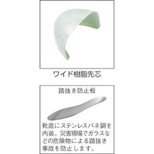 画像をギャラリービューアに読み込む, ミドリ安全　踏抜き防止板・ワイド樹脂先芯入り長靴　７６６ＮＰ－４　２７．０ＣＭ
