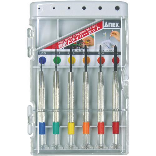 Bộ tuốc nơ vít chính xác ANEX cộng/ INA 6 chi tiết