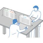 โหลดรูปภาพลงในโปรแกรมดูแกลเลอรี KING JIM Desktop Panel &quot;ทาเทต&quot;
