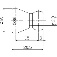 画像をギャラリービューアに読み込む, 日機　クーラントシステム１／４　ホース　１４０ｍｍ　　灰色　（２本入）
