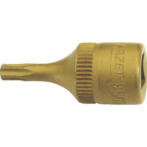 Ổ cắm bit HAZET TORX (góc chèn 6,35mm, lớp phủ titan)