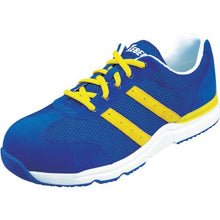 画像をギャラリービューアに読み込む, ジーベック　めちゃ軽セフティシューズ　８５１１０　ブルー　２５．５ＣＭ
