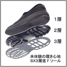 画像をギャラリービューアに読み込む, シモン　耐滑・軽量３層底安全短靴８５１２黒Ｃ付　２５．０ｃｍ
