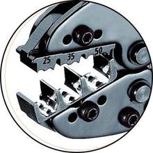 画像をギャラリービューアに読み込む, ワイドミュラー　圧着工具　ＰＺ　５０　２５～５０ｓｑｍｍ
