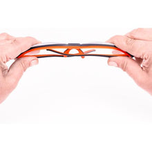 将图像导入到图库查看器中INFIELD安全眼镜 FLEXOR PLUS 深灰色/橙色
