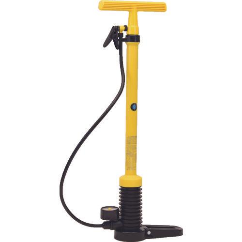 FULPLA diamond pump inflator with pressure gauge yellow