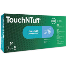 โหลดรูปภาพลงในโปรแกรมดูแกลเลอรี Ansell ถุงมือยางไนไตรล์แบบใช้แล้วทิ้ง Touch Entuff 92-665 S ขนาด (รวม 100 ชิ้น)
