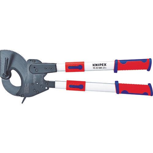 ＫＮＩＰＥＸ　９５３２－０６０　ラチェット式ケーブルカッター　６００ｍｍ