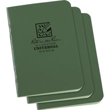 โหลดรูปภาพลงในโปรแกรมดูแกลเลอรี RITR สมุดเย็บเล่มมินิ 3 1/4X4 5/8 (ชุด 3 เล่ม) สีเขียวสากล
